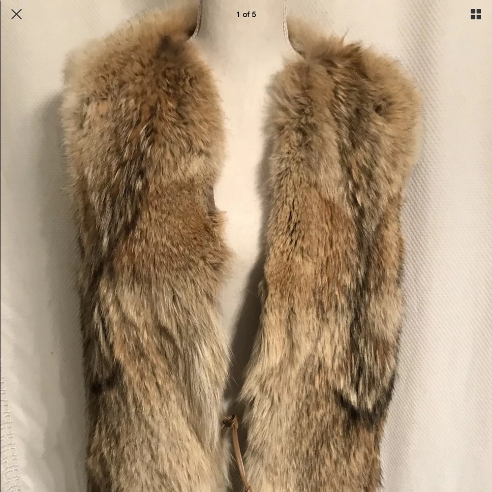 GORGEOUS FOX FUR VEST! EXCELLENT CONDITION!
